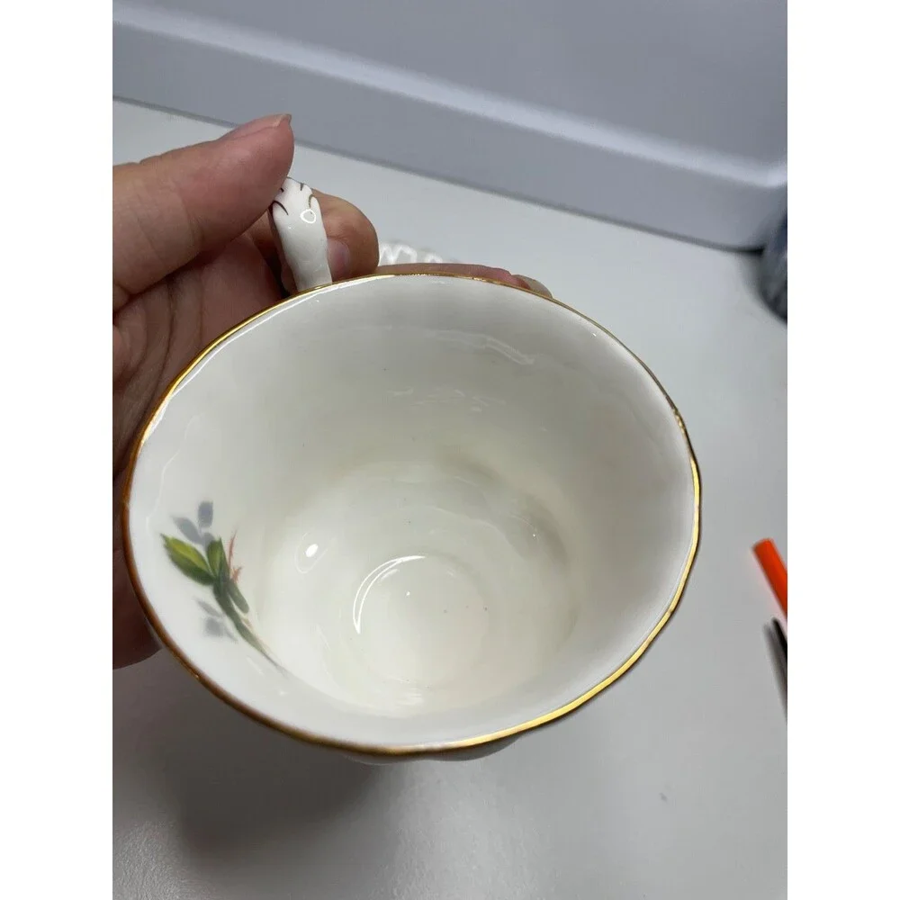 Royal Albert Prairie Rose Bone China Tea Cup & Saucer England Pink Floral